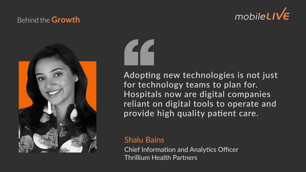 Adopting new technologies is not just for technology teams to plan for. Hospitals now are digital companies reliant on digital tools to operate and provide high quality patient care.