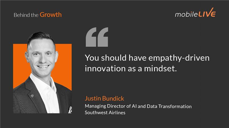 You should have empathy-driven innovation as a mindset.
