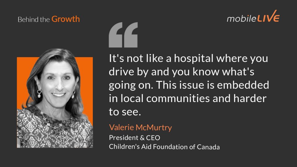 it's not like a hospital where you drive by and you know what's going on. This issue is embedded in local communities and harder to see.