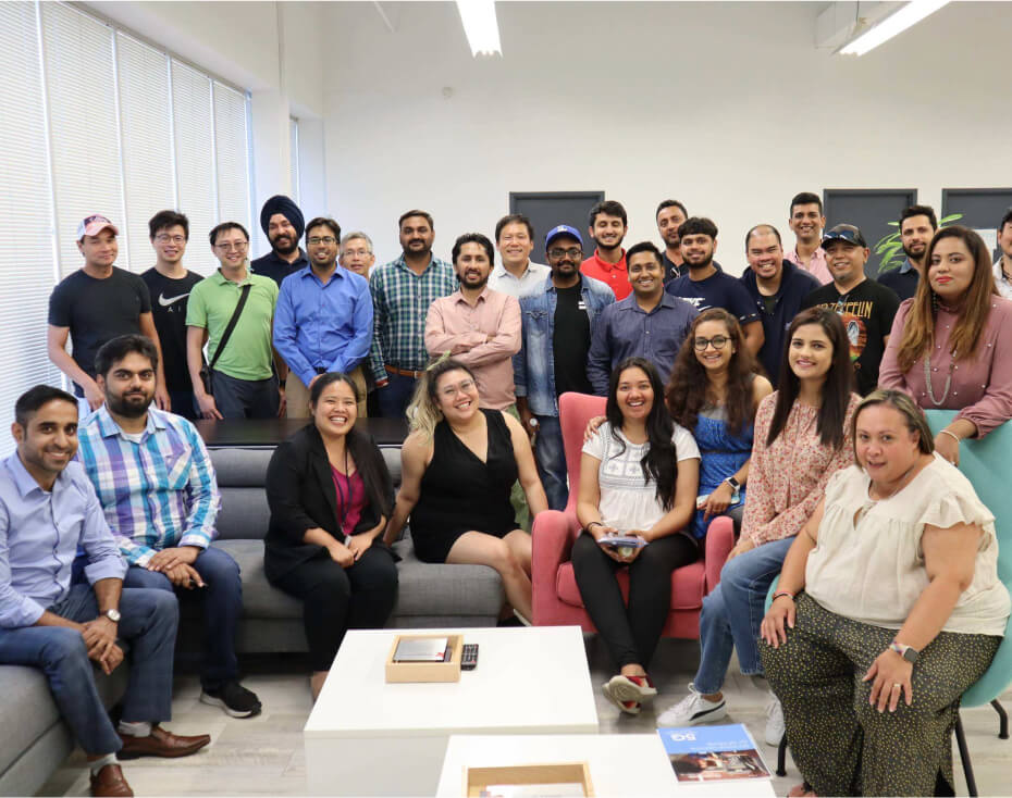 ML arteka team in the office, representing a collaborative, human-centred culture.